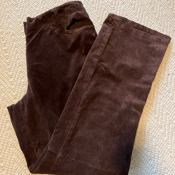 Vintage Marshall Fields suede pants - Picture 1 of 9